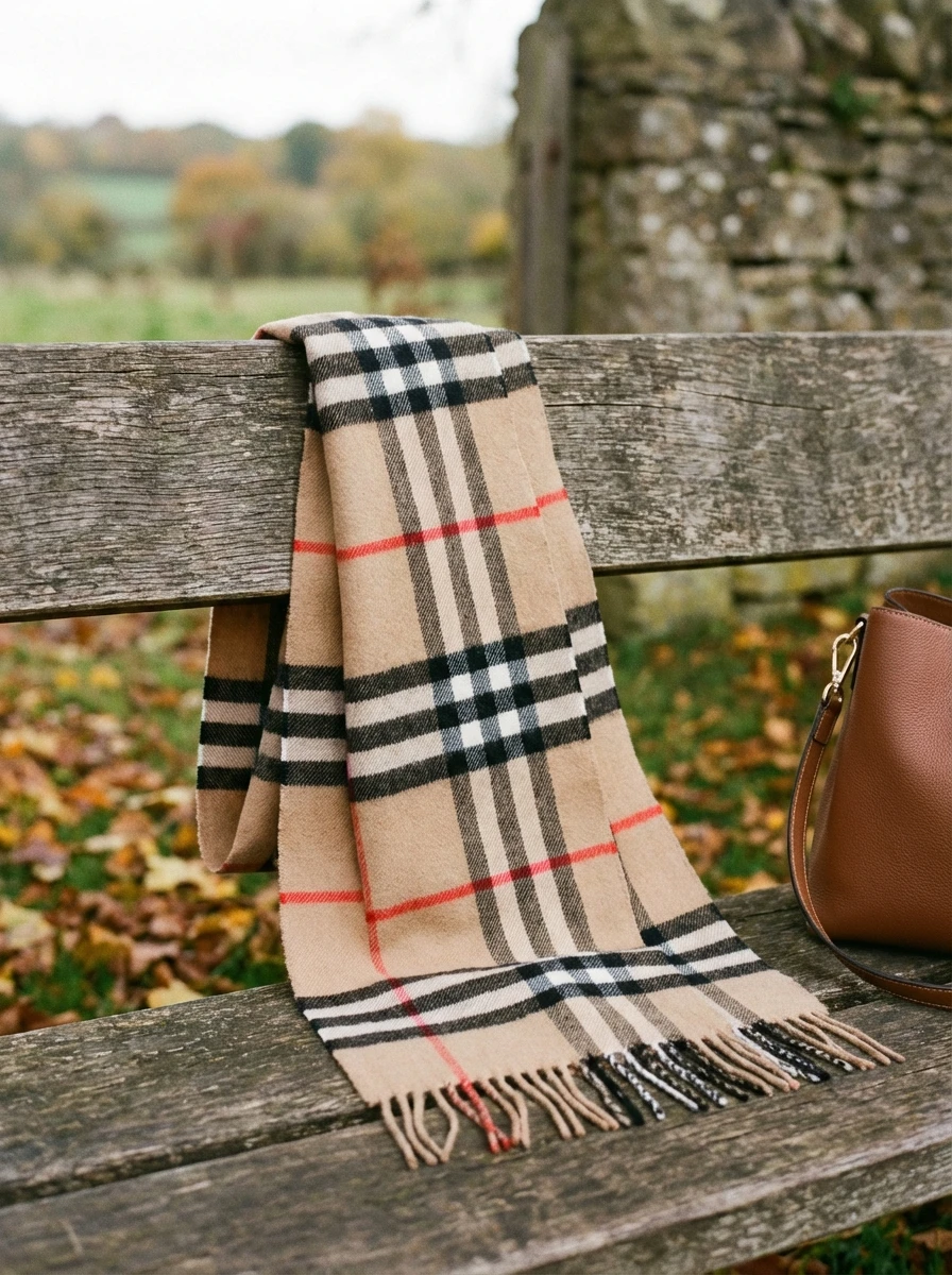 Pixverse C1 Reference-to-Video: @woman1 gently picked up the scarf1, admired it, and put it on.